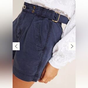 Anthropologie Dark Blue Enzo Utility shorts